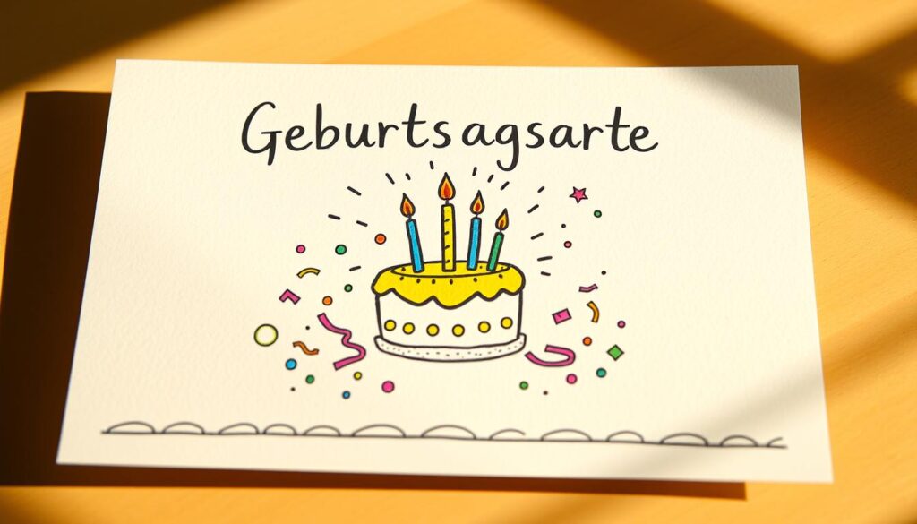 Geburtstagskarte