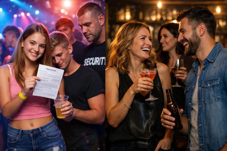 Party mit Muttizettel